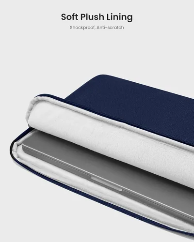 Vista 4 de tomtoc - Funda delgada para laptop de 14 pulgadas para MacBook Pro M5/M4/M3/M2/M1 Pro/Max 2025-2021, estuche protector resistente al agua para Azul