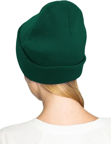 Vista 4 de UTTPLL Gorro de punto suave y lindo unisex con calavera elástica con cara sonriente para hombres y mujeres
