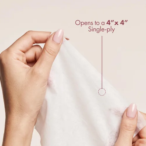 Vista 3 de Intrinsics Toallitas de Seda Pequeñas (200 unidades) – Toallitas de 2x2" de 4 capas de algodón de seda de baja absorción, sin pelusas, gasa