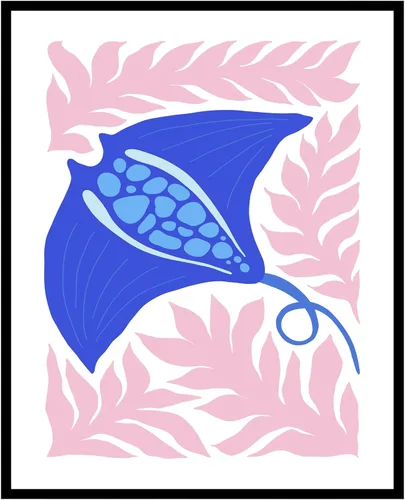 Vista 60 de Poster Master Fish Poster - Retro Aquatic Print - Marine Life Art - Groovy Fish Design - Abstract Artwork - Chic Boho Decor - Sea Design - Ocean or