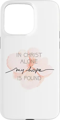 Vista 31 de in Christ Alone My Hope is Found Jesus Christian Phone Case for iPhone 17