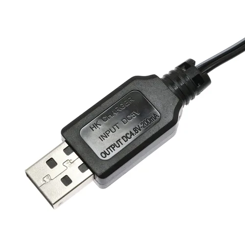 Vista 2 de Cable adaptador de corriente cargador USB para batería de 4.8 V NiCd o NiMH 1:18 4WD Off Road Vehículo SM 2P USB 4.8V 2