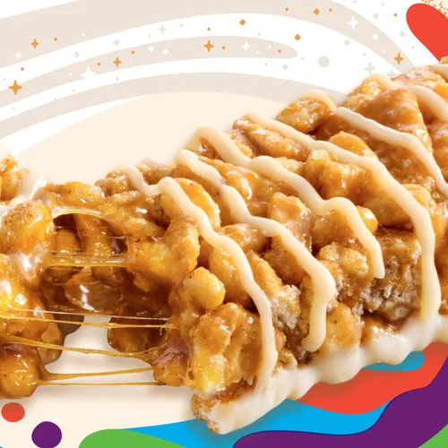 Vista 3 de Cinnamon Toast Crunch Barritas de cereales para desayuno, barras de aperitivos, 8 unidades (paquete de 6)