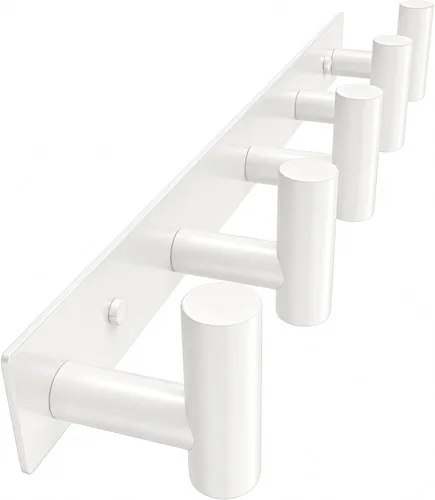 Vista 17 de Perchero de Pared Montado - 3 Ganchos, Ganchos de Pared de Acero Inoxidable Resistente para Toalla, Bolso de Abrigo, Perchero para Sombreros Negro