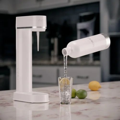 Vista 6 de Fizzit Spärklï Máquina de Agua Carbonatada con Botella de Acero Inoxidable Incluida, Apto para Lavavajillas