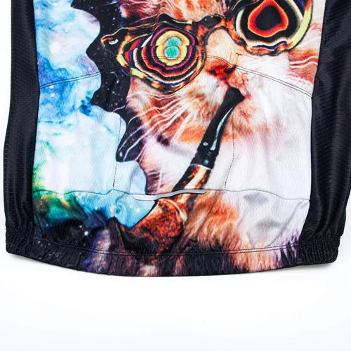 Vista 7 de Weimostar - Camiseta de ciclismo de manga corta para hombre