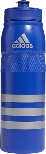 Vista 11 de Botella de agua deportiva reutilizable de plástico adidas 750 ml (28 oz) para estadio Negro/Blanco