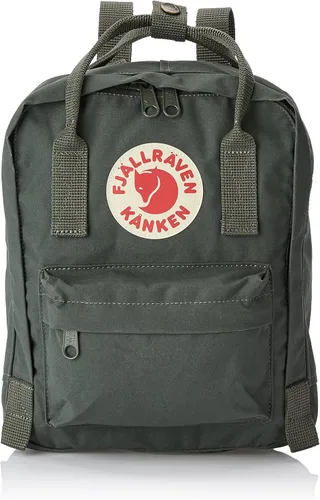 Vista 4 de Fjallraven Kanken Classic - Mochila pequeña para el día a día, Kånken Mini, talla única , Verde bosque