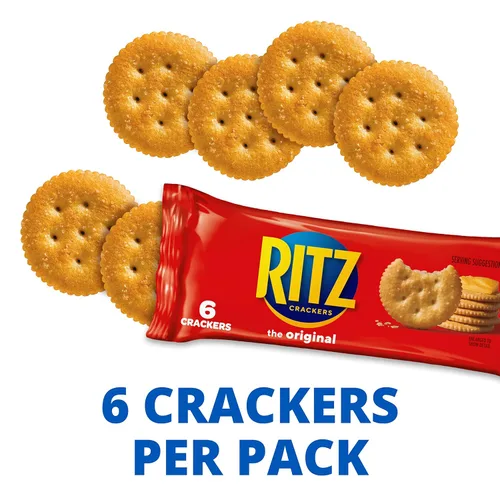 Vista 4 de RITZ Galletas originales, 72 paquetes de aperitivos (4 cajas)
