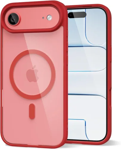 Vista 20 de oakxco Funda magnética transparente compatible con Magsafe, bonita funda delgada y transparente de poliuretano termoplástico no amarillenta, carcasa