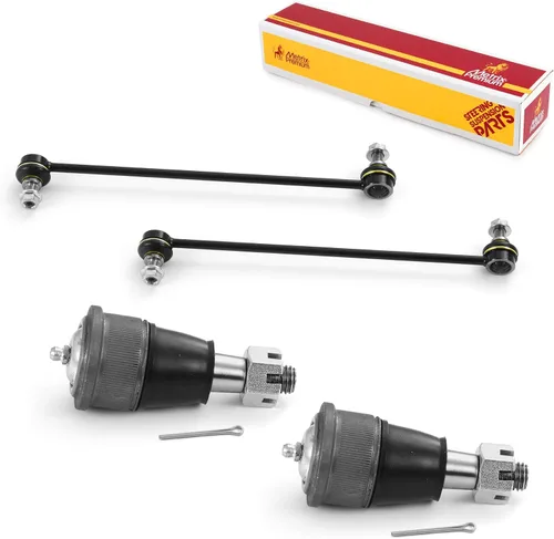 Vista 162 de Metrix Premium Chassis Parts - Juego de 4 piezas de articulación de rótula superior y barra estabilizadora delantera para Ford Ranger RWD 1998-2011