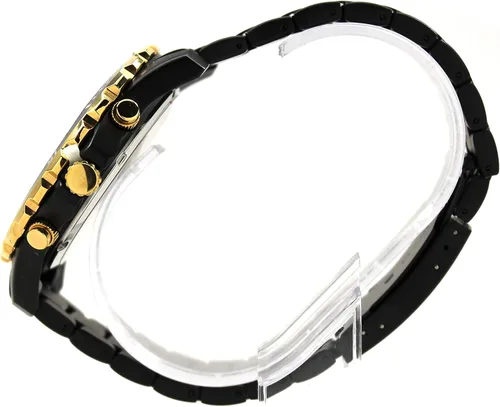 Vista 6 de Accutime Wonder Woman WW84 Reloj de acero inoxidable con cronógrafo de estilo buceador genuino para mujer o hombre (WOM8008SHW), Negro -, Superhéroe