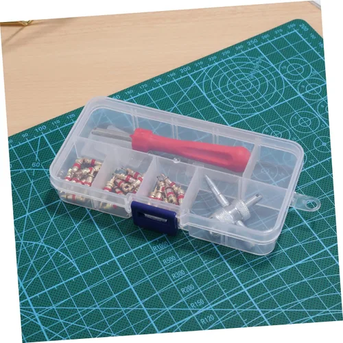 Vista 5 de DECHOUS Kit de reparación de neumáticos de 32 Uds., herramienta práctica de extracción de núcleos, kit de reparación de rueda de aleación