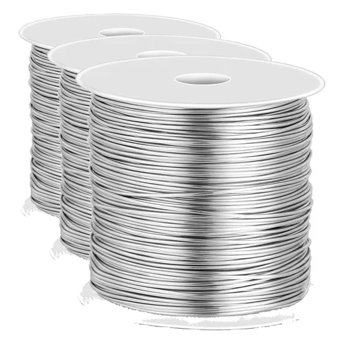 Vista 11 de Cridoz - Alambre de acero inoxidable de calibre 18 para hacer joyas, alambre de 1mm para envoltura de cierre