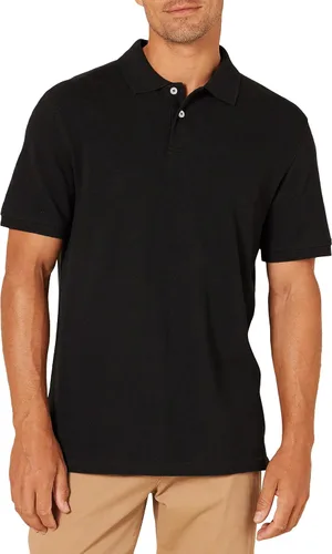 Vista 18 de Amazon Essentials Camiseta polo para hombre de manga corta y ajuste ajustado de algodón piqué Naranja Albaricoque