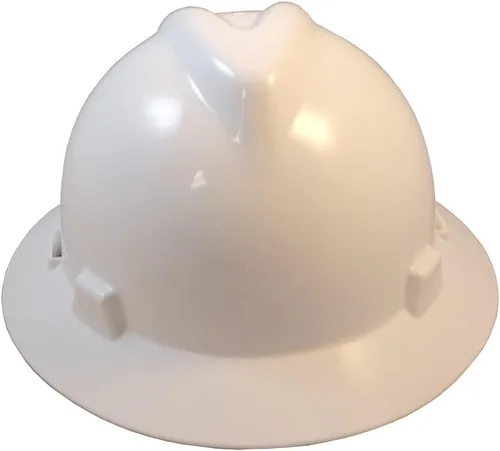 Vista 2 de Sombreros de ala completa de tamaño estándar con suspensión FasTrac III y Tote- Blanco