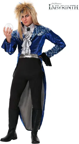 Vista 2 de Adult Deluxe Jareth Costume Labyrinth Cosplay Goblin King Costume