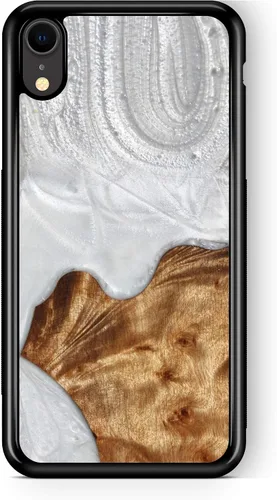 Vista 25 de WUDN Funda delgada de resina y madera para teléfono compatible con Apple iPhone 6, 6s, 7, 8, SE