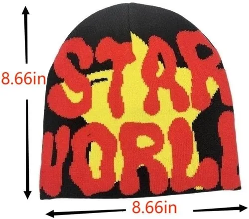 Vista 7 de Beanie Y2k Gorros para mujer, gorro de invierno para mujer, accesorios