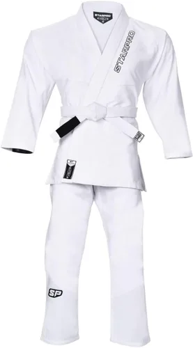 Vista 7 de Starpro BJJ Gi Kids - Jiu-Jitsu Uniform With Free White Belt Blanco