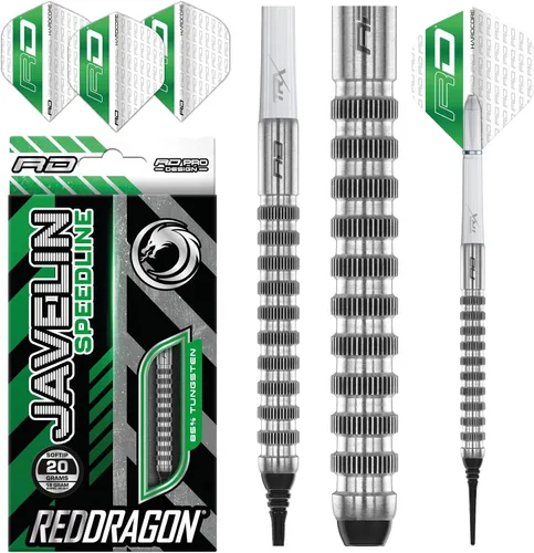 Vista 7 de RED DRAGON Javelin Series - Juego de dardos de tungsteno de alta calidad con vuelos y tallos