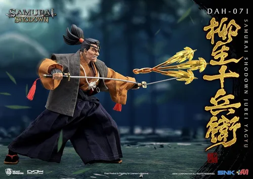Vista 8 de Beast Kingdom Samurai Shodown: Jubei Yagyu DAH-071 - Figura de acción dinámica de 8 cciones, multicolor