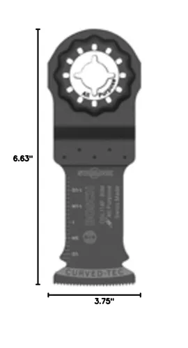 Vista 8 de Bosch OSL034F Starlock cuchilla bimetálica para corte profundo