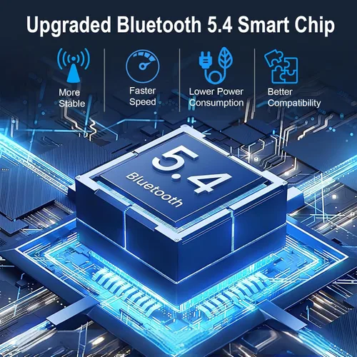 Vista 2 de Transmisor y receptor Bluetooth 5.4, adaptador de audio Bluetooth para avión, transmisor de audio inalámbrico para auriculares, viaje, vuelo, TV