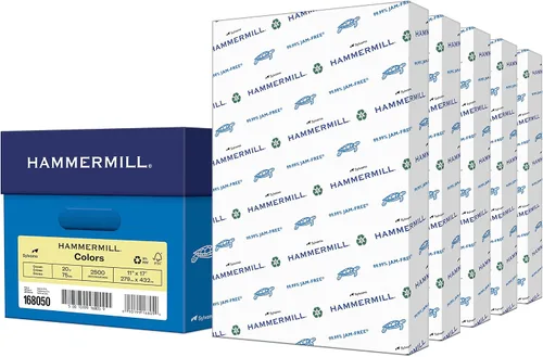 Vista 27 de Hammermill - Papel de color, papel de impresora color ante de 20 libras, 8.5 x 11 pulgadas - 1 resma (500 hojas), fabricado en los Estados Unidos