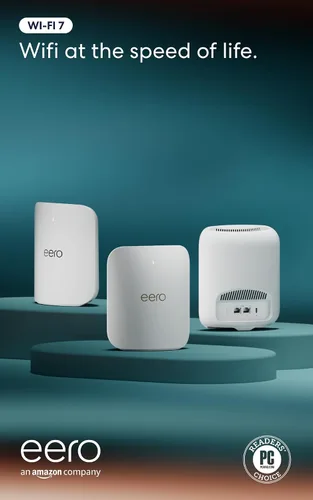 Vista 10 de Presentamos el router Wi-Fi 7 triple banda Amazon eero Pro 7 (modelo más reciente): Compatible con planes de internet de hasta 5 Gbps, cobertura