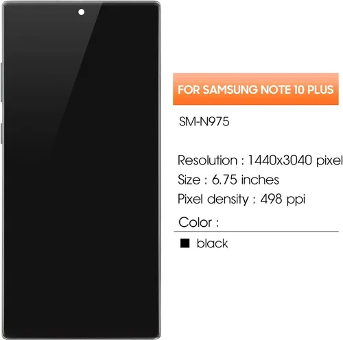 Vista 2 de INCELL - Pantalla de repuesto para Samsung Galaxy Note 10 Plus para Samsung Note 10 Plus, pantalla LCD SM-N975F SM-N975U LCD digitalizador táctil