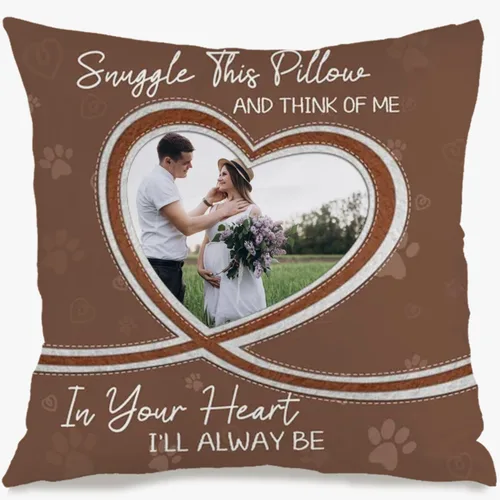 Vista 7 de Customizable Pillowcase with 6 Images and Text Dedicated to Mom, Decorative Cushion offering a Warm Gift for Anniversaries Birthdays Christmas or 6