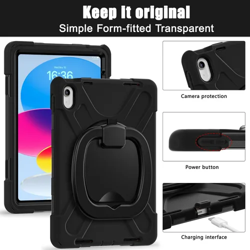 Vista 7 de Funda para iPad de 11ª Generación 11" (A16) 2025, iPad de 10ª Generación 10.9" 2022, Funda a Prueba de Golpes para Niños con Protector de Pantalla