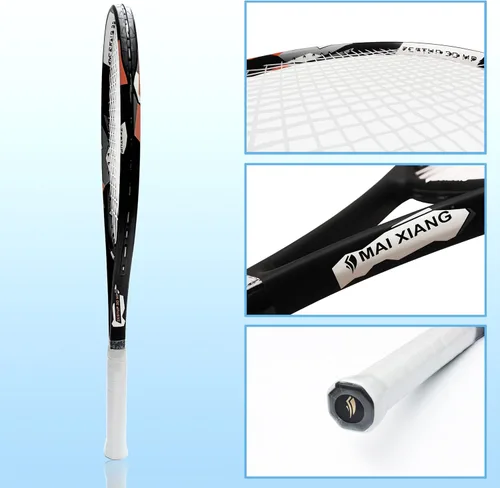 Vista 5 de Raquetas de tenis de 27 '' para adultos ZESTUP30MP raqueta de tenis de aleación de aluminio de carbono raquetas de tenis