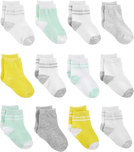 Vista 40 de Simple Joys by Carter's Paquete de 12 calcetines para bebé niño