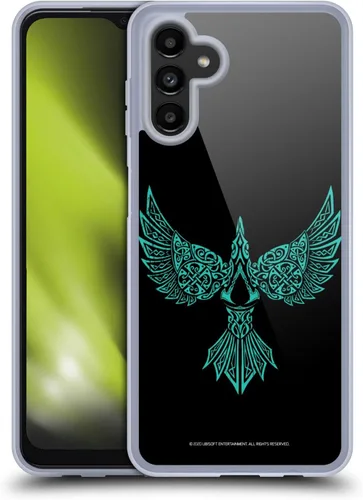 Vista 16 de Head Case Designs Officially Licensed Assassin's Creed ACV Banner Valhalla Symbols and Patterns Gel Case [Military Grade Protection] Compatible with