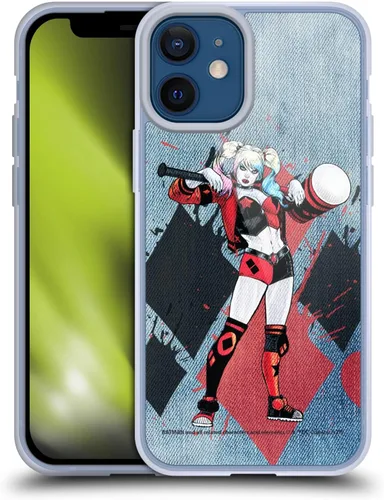 Vista 63 de Head Case Designs Funda de gel suave con licencia oficial de Batman DC Comics Bubblegum Harley Quinn Graphics compatible con Apple iPhone 7