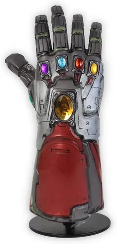 Vista 2 de Infinity Gauntlet Super Hero - Guantes de látex para cosplay (sin led)