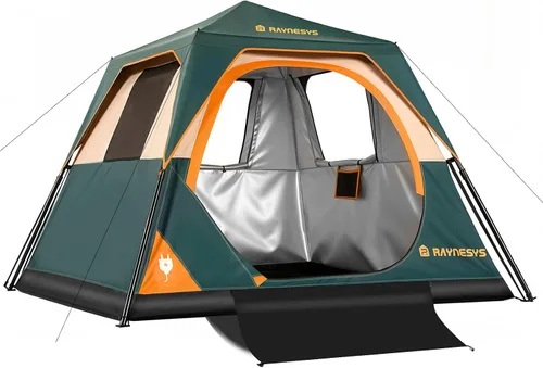 Vista 11 de Tienda de campaña instantánea para 4/6 personas, configuración de tienda de campaña en 60 segundos, tiendas de campaña impermeables para acampar