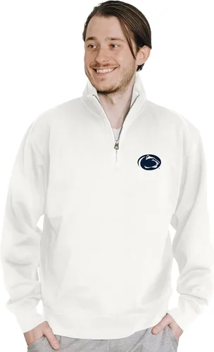 Vista 135 de Blue 84 Sudadera con cremallera de un cuarto para hombre de la NCAA