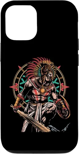 Vista 27 de Funda para iPhone 11 Pro Max Aztec Jaguar Ancient Warrior Native Mexican Mythology Case