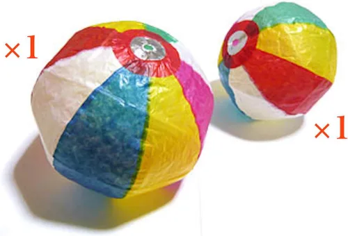 Vista 2 de Globo de papel Japón juguete