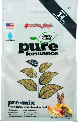 Vista 15 de GrandmaLucy Pureformance - Receta de pollo liofilizada sin granos para perros, 1 libras