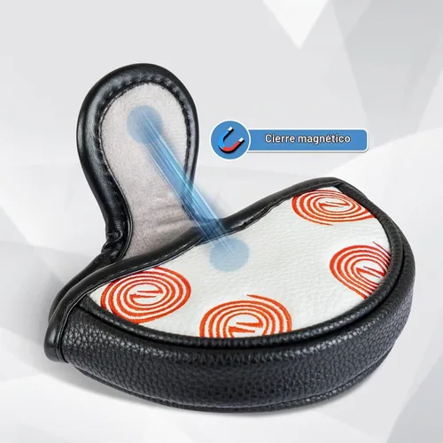 Vista 5 de Cubiertas para Cabeza de Palo de Golf Fundas para Putter Cubierta de Putter Mallet Cubierta de Putter Blade para Odyssey White Hot Pro Heel-Shaft