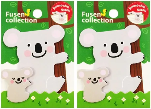 Vista 2 de Wrapables Notas adhesivas Koala para padres e hijos