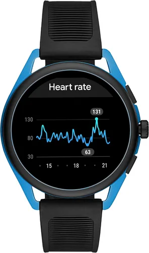 Vista 7 de Emporio Armani - Smartwatch 3 con tecnología Wear OS de Google con altavoz frecuencia cardíaca GPS NFC y notificaciones de celular inteligente Negro
