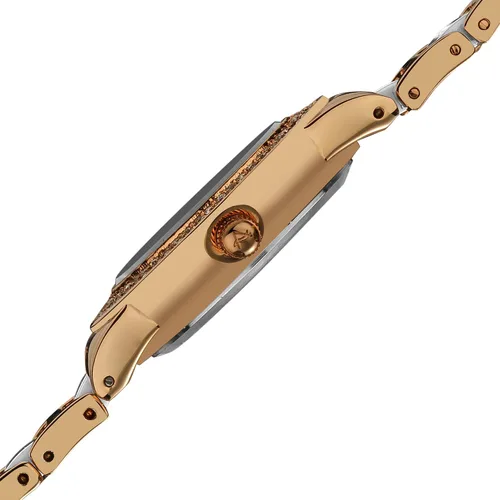 Vista 3 de August Steiner Women's Crystal Glitz Watch - Crystal Filled Bezel On Ceramic Link Bracelet - AS8052