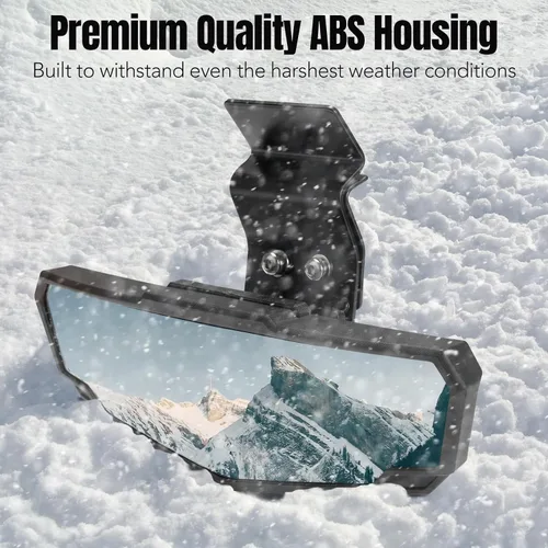 Vista 5 de A & UTV PRO Espejo retrovisor central para Can-Am Defender MAX Polaris Ranger 570 900 1000 accesorios de tripulación 2015-2024, espejo trasero
