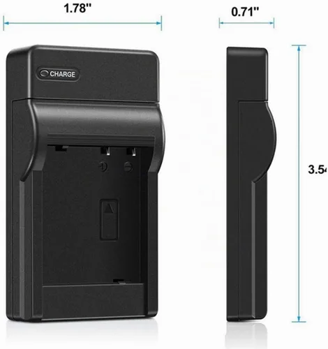 Vista 2 de Cargador de batería para Sony NP-BK1 Tipo K Litio-ion