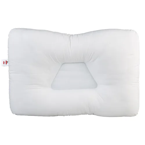 Vista 9 de Tri-Core Ergonomic Pillow for Neck Pain Relief, MidSize Gentle WH Blanco